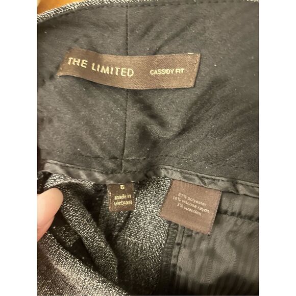 Y2K The Limited Cassidy Fit Tweed Trousers size 6 preppy work career stretch cla - Picture 3 of 9